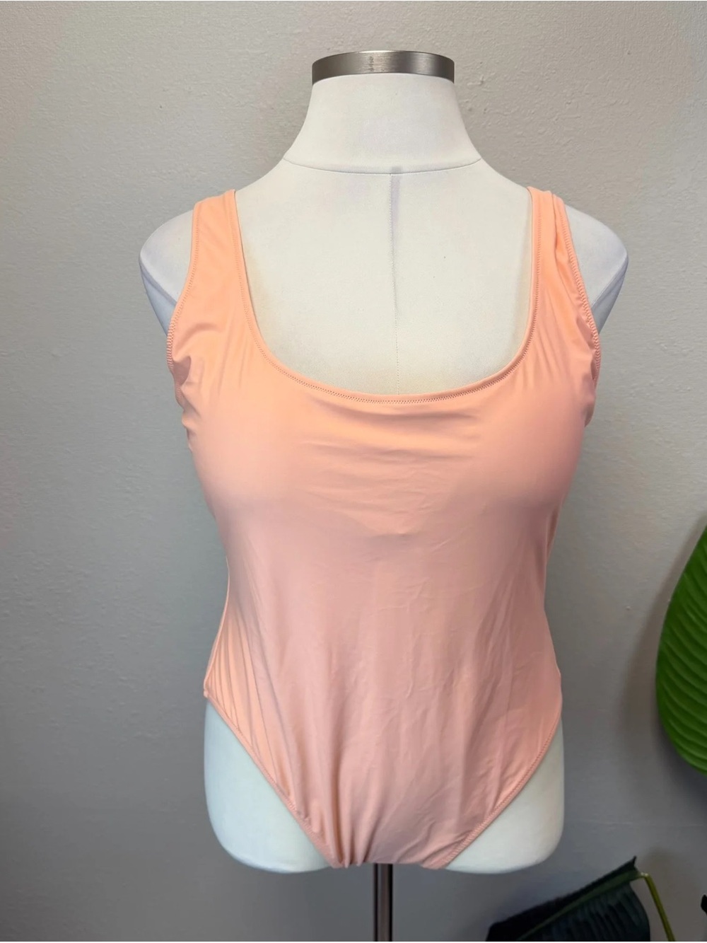 J. Crew Peach Scoop Neck One Piece Swimsuit - New - Size 20